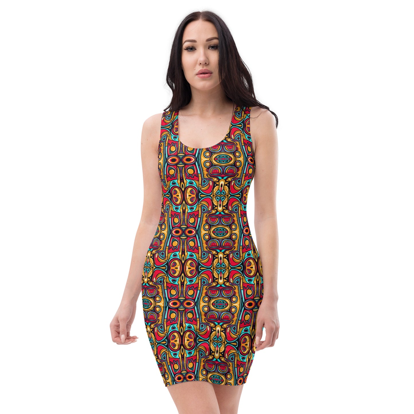 DMV 0249 Psy Artsy Bodycon dress