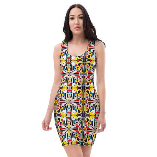 DMV 0246 Chic Boho Bodycon dress