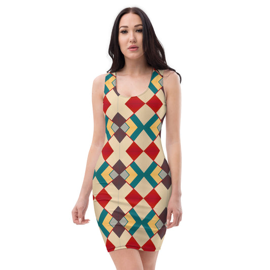 DMV 0129 Classic Boho Bodycon dress