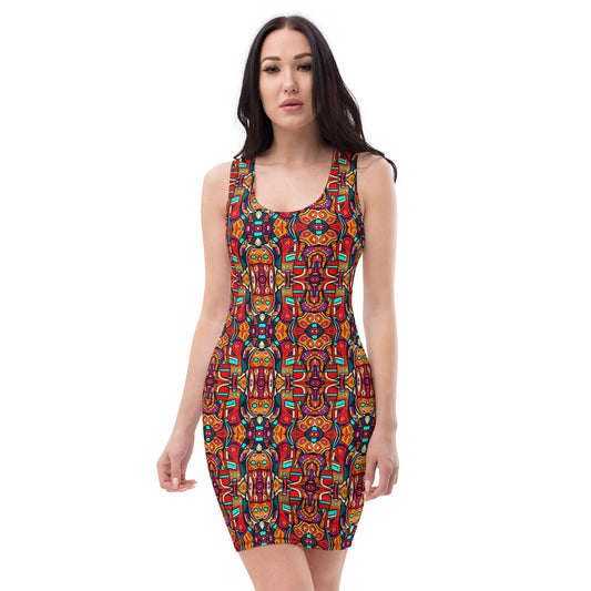 DMV 0110 Psy Artsy Bodycon dress