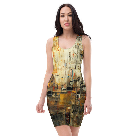 DMV 0120 Avant Garde Bodycon dress