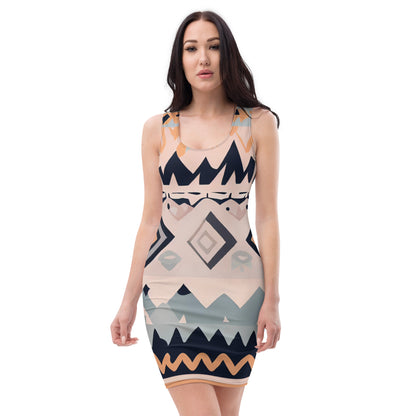 DMV 1345 Boho Bodycon dress