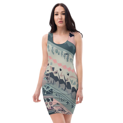 DMV 0306 Boho Bodycon dress