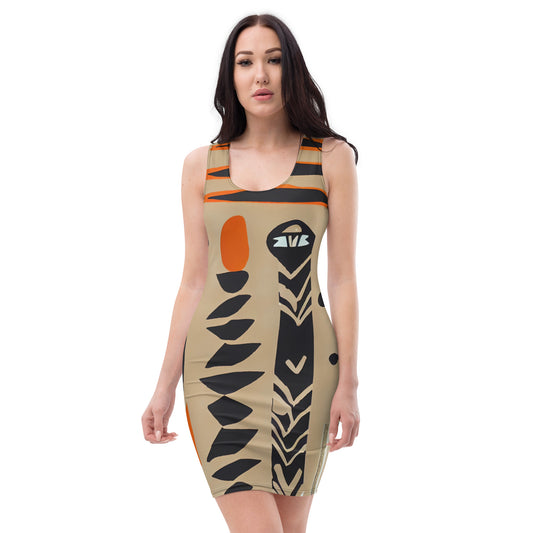 DMV 0202 Boho Bodycon dress