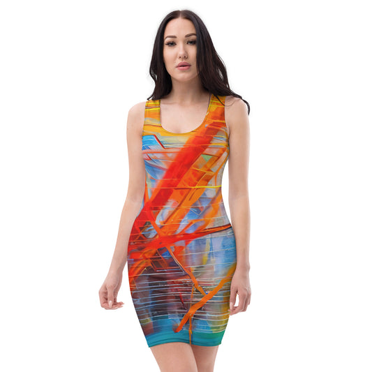 DMV 1346 Avant Garde Bodycon dress