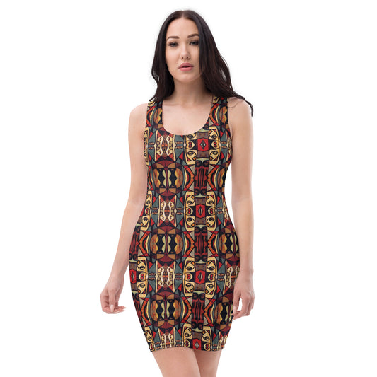 DMV 0174 Classic Boho Bodycon dress