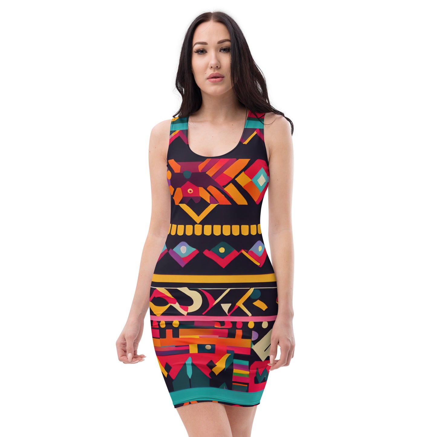 DMV 0409 Boho Bodycon dress