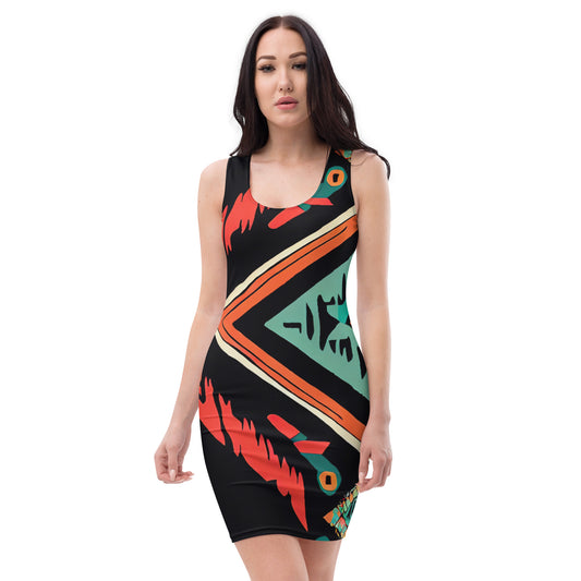 DMV 0154 Boho Bodycon dress