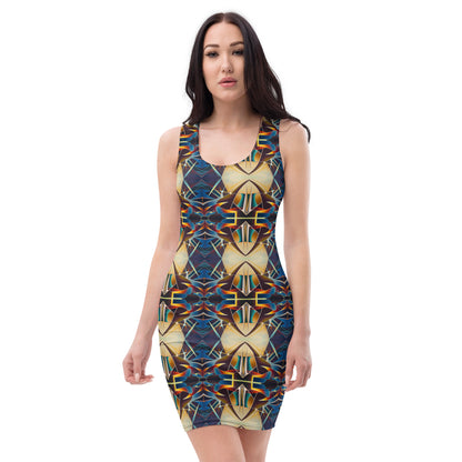 DMV 0406 Conceptual Artsy Bodycon dress