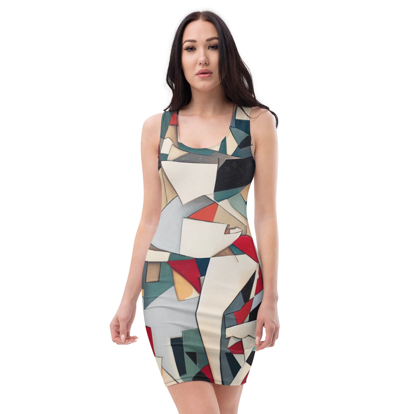 DMV 0508 Abstract Art Bodycon dress