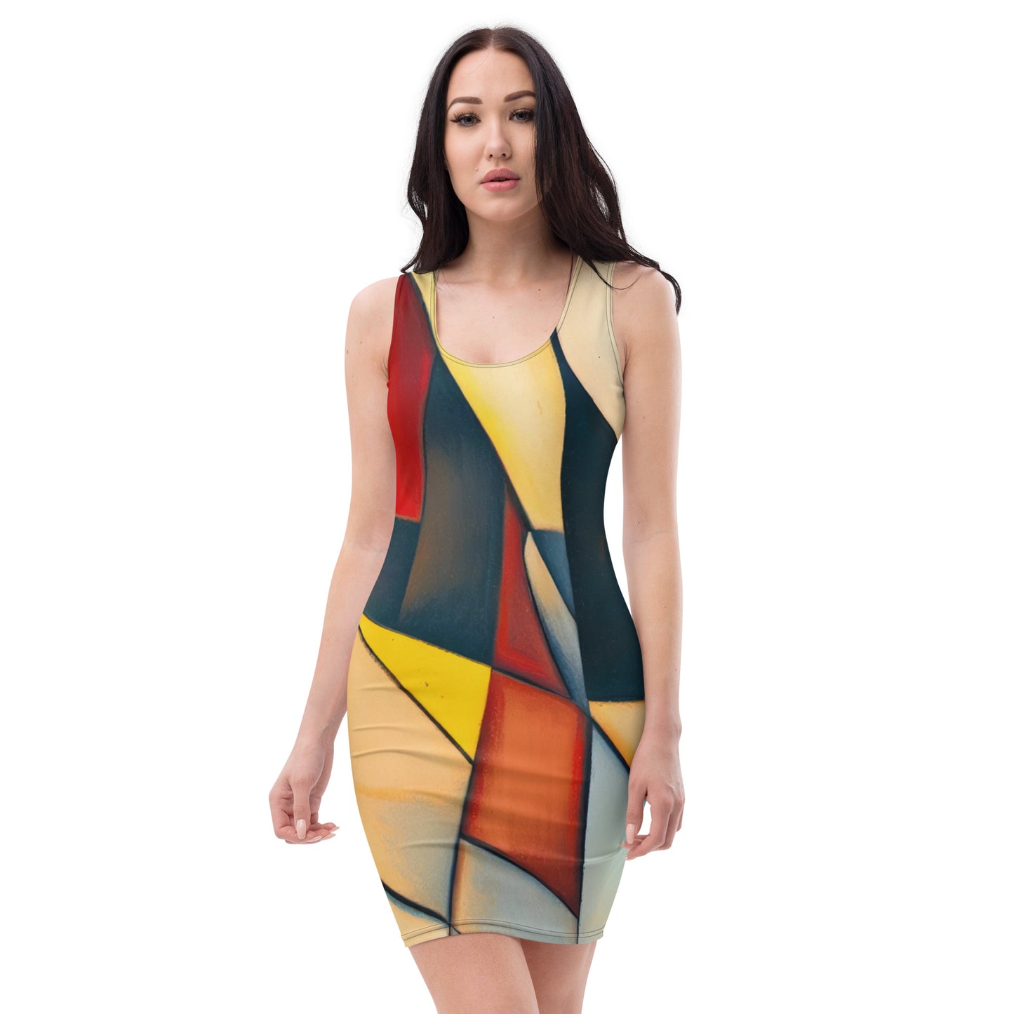 DMV 0433 Abstract Art Bodycon dress