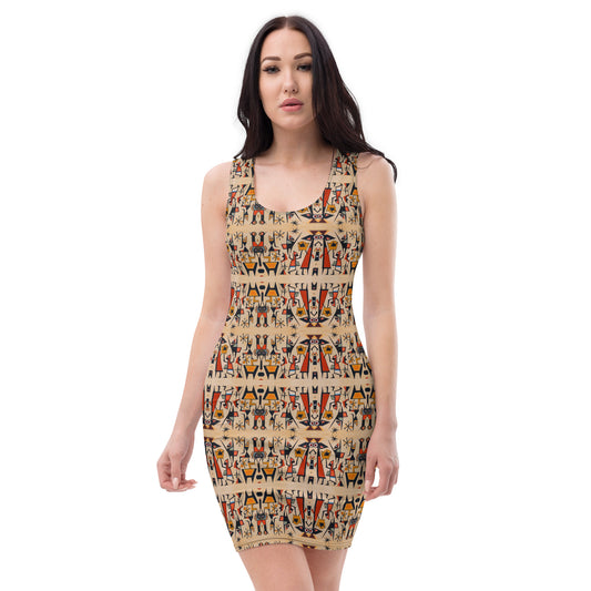 DMV 0509 Classic Boho Bodycon dress