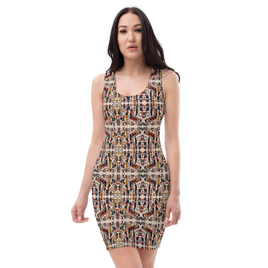 DMV 0432 Classic Boho Bodycon dress