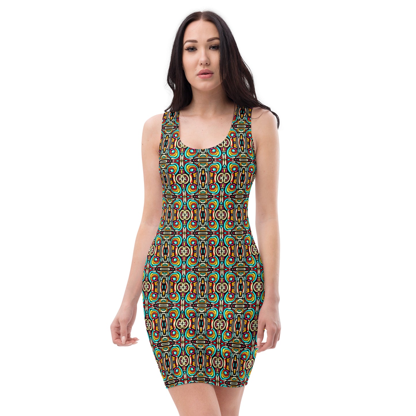 DMV 0422 Psy Artsy Bodycon dress