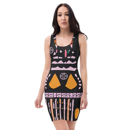 DMV 0634 Boho Bodycon dress