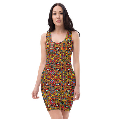 DMV 0381 Psy Artsy Bodycon dress