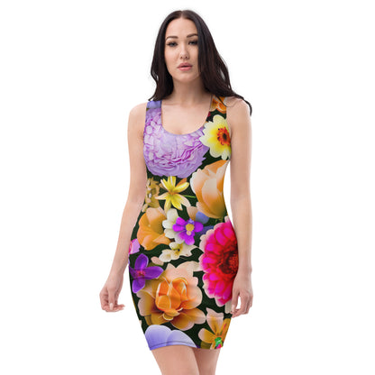 DMV 1924 Floral Bodycon dress