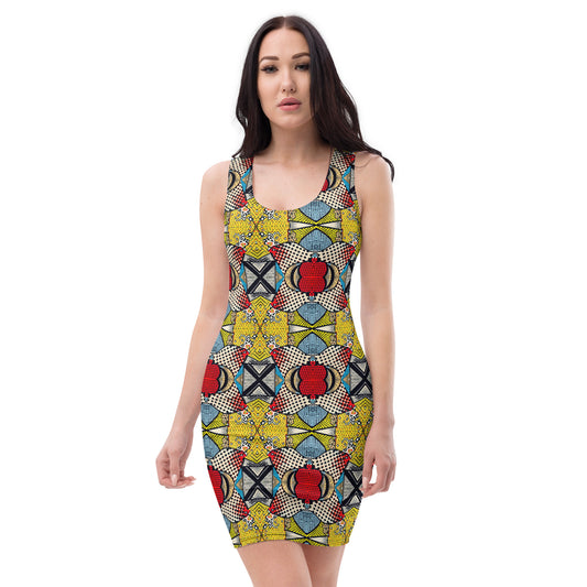 DMV 1837 Chic Boho Bodycon dress