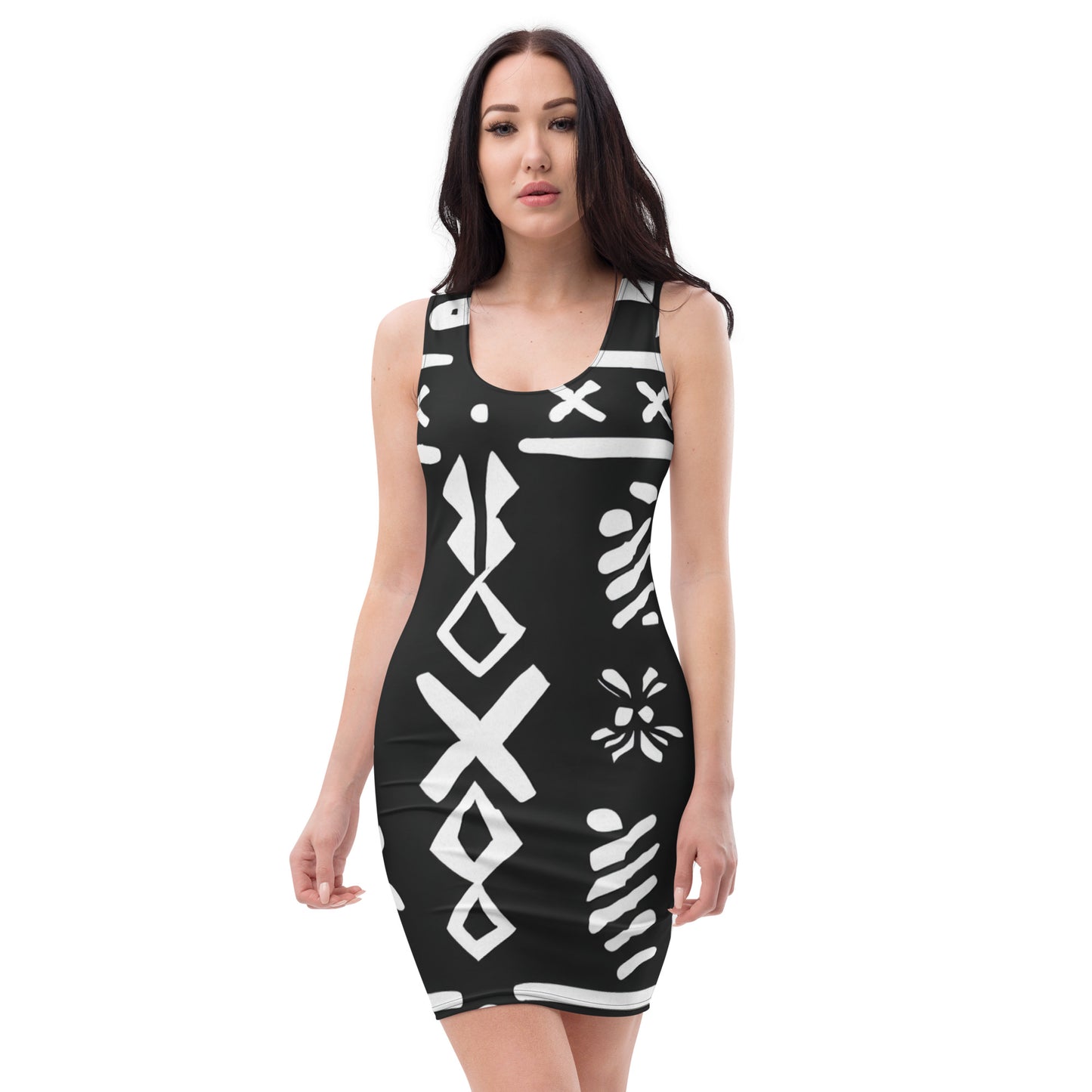 DMV 1106 Boho Bodycon dress