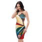 DMV 0015 Abstract Art Bodycon dress