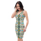 DMV 0076 Vintage Artsy Bodycon dress