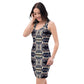 DMV 0058 Conceptual Artsy Bodycon dress