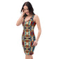 DMV 0244 Geo Boho Bodycon dress