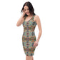 DMV 0213 Conceptual Artsy Bodycon dress