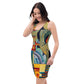 DMV 0237 Retro Art Bodycon dress