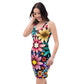 DMV 0265 Floral Bodycon dress