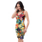 DMV 0150 Floral Bodycon dress