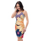 DMV 0137 Floral Bodycon dress