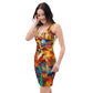 DMV 0416 Abstract Art Bodycon dress