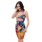 DMV 0308 Abstract Art Bodycon dress