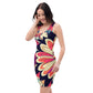 DMV 1525 Floral Bodycon dress