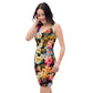 DMV 1522 Floral Bodycon dress