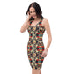 DMV 0510 Geo Boho Bodycon dress