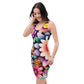 DMV 0515 Floral Bodycon dress