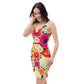 DMV 0424 Floral Bodycon dress