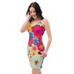 DMV 0999 Floral Bodycon dress