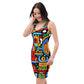 DMV 1451 Psy Art Bodycon dress