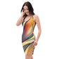 DMV 1702 Abstract Art Bodycon dress