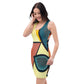 DMV 1892 Abstract Art Bodycon dress