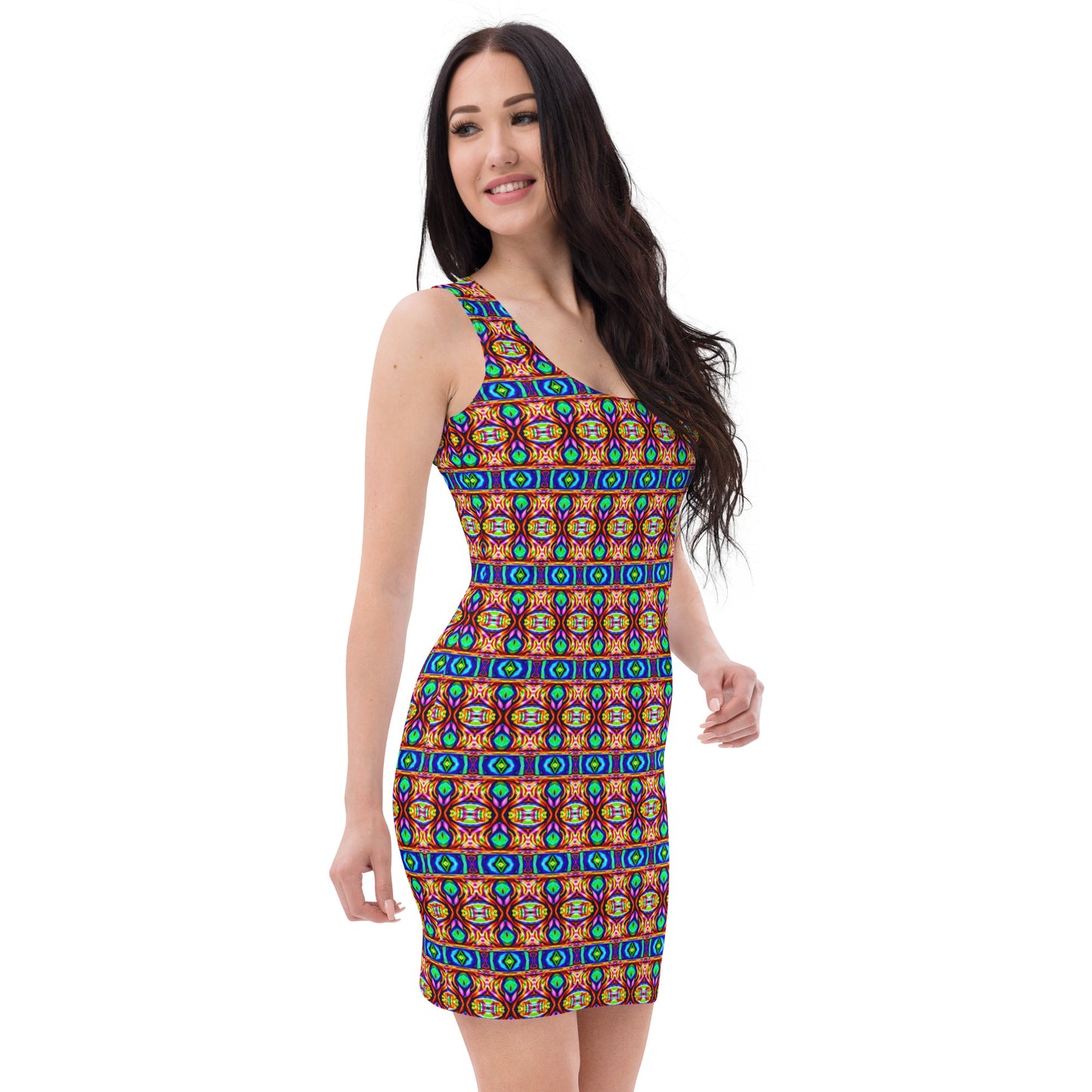 DMV 0245 Psy Artsy Bodycon dress