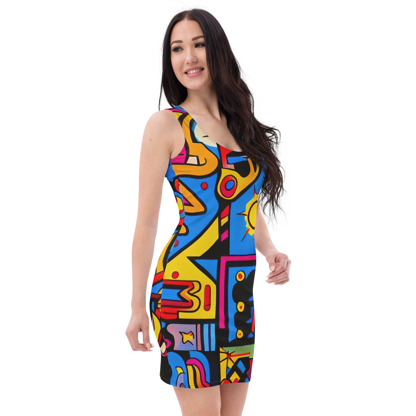 DMV 0235 Psy Art Bodycon dress