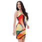 DMV 0277 Abstract Art Bodycon dress