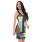 DMV 0008 Abstract Art Bodycon dress