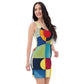 DMV 0024 Abstract Art Bodycon dress