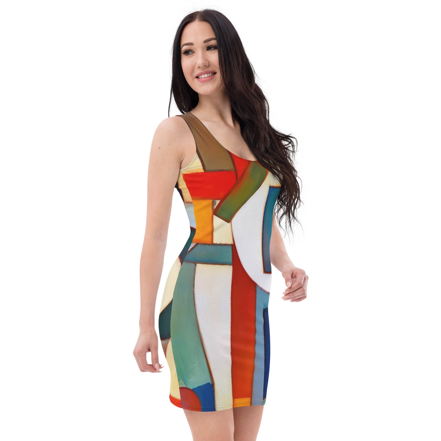 DMV 0025 Abstract Art Bodycon dress