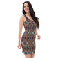 DMV 0007 Conceptual Artsy Bodycon dress